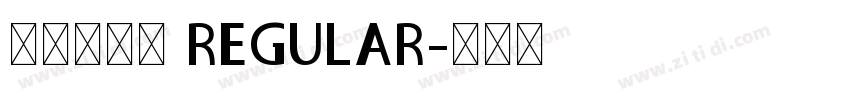 喜鹊聚珍体 REGULAR字体转换